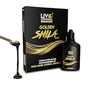 Livo Universal Golden Shila (Pure Shilajit with Gold) Drops
