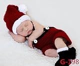 Junsi Newborn Baby G-198 Toddler Infant Knitted Costume Set Photo Photographie Prop