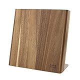 magnet messerblock test UNIKAT: Als Naturprodukt weist jedes einzelne Messerbrett aus Akazienholz seine ganz eigene und individuelle Maserung und Farbe auf