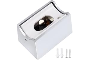 CHEVVY S14d Base de la Lámpara (70 x 46 x 40 mm) S14d Lámpara de Línea Máx 35 W & 60 W 230 V Portalámparas para Osram Linestra Ralina - Plata