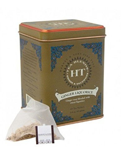 Harney & Sons - Ht Infusión Jengibre Y Regaliz Lata 20 Pirámides De Seda.
