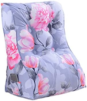 ANDEa Triangle Cushion, Bedside Pillow Office Waist Bed Pad Neckguard Pillow Sofa Pillow Waist Pad Backrest 45-55cm Originality ( Color : #4 , Size : 45*55CM )