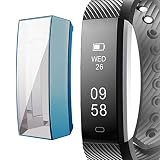 Yallylunn TPU-Schutzschale Rundumschutz Wasserdicht Und Staubdicht Hd FüR Fitbit Alta Hr