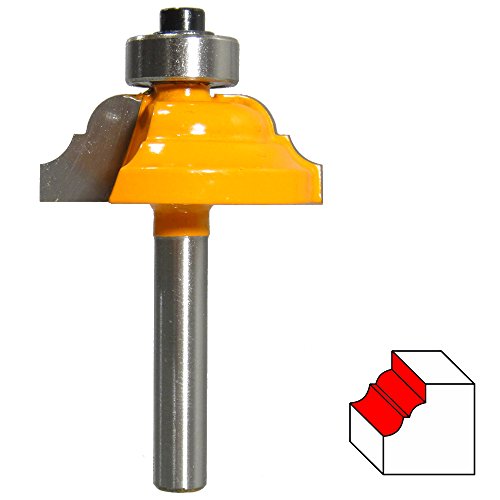 HM Profilfräser R 3,17 mm Ø 31,7 mm Schaft 6 mm Profilmesserkopf Holzfräser Fräser