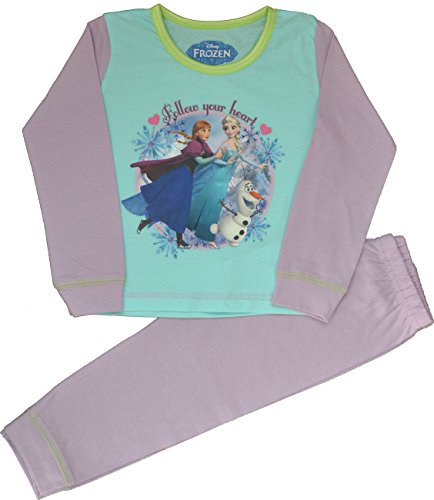 Girls Disney Frozen Anna and Elsa Follow Your Heart Snuggle Fit Pyjamas Age 18-24 Months