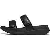 Fitflop Kadın F-Mode Go Ayarlanabilir D&uuml;z Form İki Bar Slides Kaydırmalı Sandalet