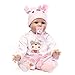 Produktbild Nette reizende Mädchen realistische Silikon wiedergeborenes neugeborenes Baby - Puppen-Spielhaus-Spielzeug