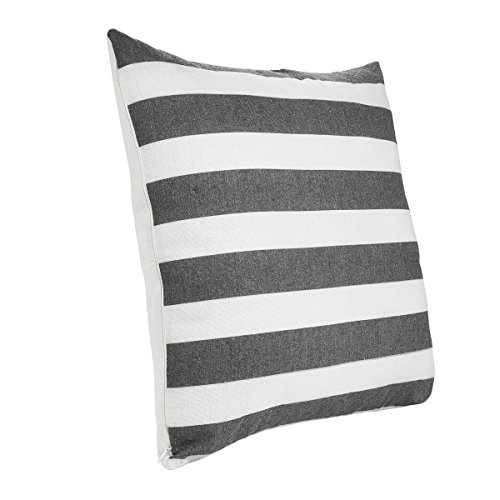 Avanzza 2er-Set Kissenhülle / Kissenbezug 40×40 cm in Schwarz für Kissen, Sofakissen / Sofa Kissen und Dekokissen / Deko Kissen aus der Linie Decor Chic - 3
