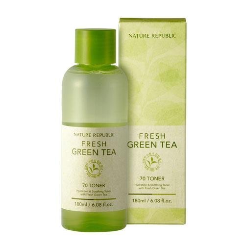 Preisvergleich Produktbild NATURE REPUBLIC Fresh Green Tea 70 Toner (Korean original) by Nature