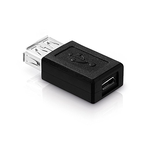 adaptare 41108 USB 2.0-Adapter Micro-USB-Buchse auf USB-Buchse Typ A schwarz - 2
