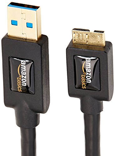 AmazonBasics USB 3.0-Kabel (A-Stecker auf Micro-B-Stecker) 1,8 m (Abwärtskompatibilität zu USB 2.0 und 1.1 ) - 3