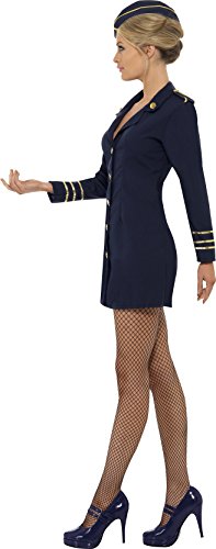 Smiffys Adult Women's Flight Attendant Costume, Dress and Hat, Icons and Idols, Serious Fun, Size: M, 28879 reviews Smiffys Adult Women's Flight Attendant Costume, Dress and Hat, Icons and Idols, Serious Fun, Size: M, 28879