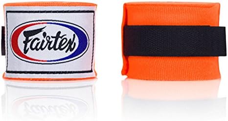 Fairtex Orange 4.5m Stretch Muay Thai Hand Wraps