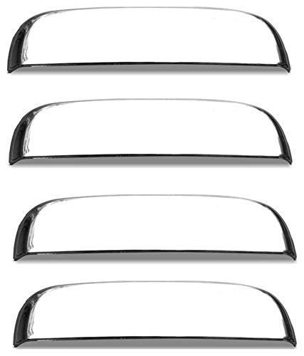Auto Spare World Door Handle Chrome Catch Cover Compatible With Maruti Car 800 - Set Of 4 Pcs, Silver, Plastic;Acrylonitrile Butadiene Styrene (Abs), Pull Handle