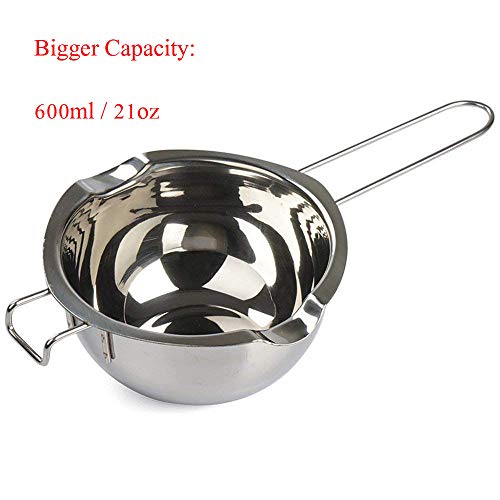 Tspkey Bol pour Bain Marie en Acier Inoxydable 18/8 avec poignée résistante à la Chaleur