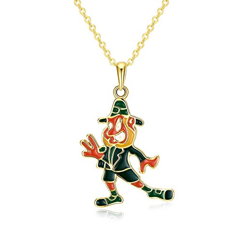 Katylen Necklace Humanoid Pop Tin Alloy Cable Chain Pendant Necklace Women Necklace Fashion Trend Necklace Cartoon Character Pendant