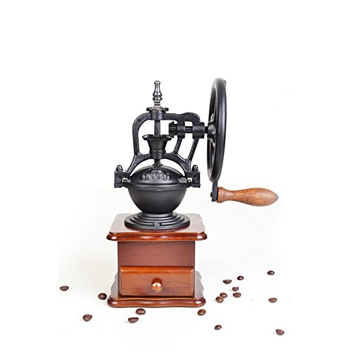PENG Handrad Kaffeemühle Gewürze Hand Mahlen von Kaffeebohnen aus Holz Küchenzubehör von Hand gekurbelt Kaffeemaschine Kaffeemaschine PENG Handrad Kaffeemühle Gewürze Hand Mahlen von Kaffeebohnen aus Holz Küchenzubehör von Hand gekurbelt Kaffeemaschine Kaffeemaschine Bilder