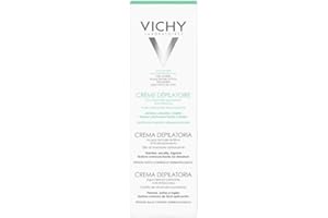 Vichy, Dermo-Tolérance, Crème Dépilatoire Haute Tolérance, Épilation Douce et Efficace, Enrichie en Eau Thermale de Vichy, Parfum Doux, Peaux Sensibles, 150 ml