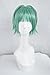 Produktbild LanTing Cosplay Perücke Assassination Classroom Kayano Kaede Perücke Corta green Cosplay Party Fashion Anime Human Costume Full wigs Synthetic Haar Heat Resistant Fiber
