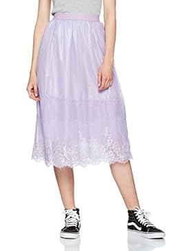 New Look Damen Rock Tulle Lace Trim