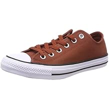 converse cuir marron