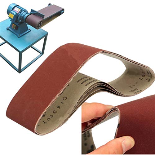 Preisvergleich Produktbild Yongse 6 Stück 915mmx100mm 400 Korn Schleifbänder Schleifwerkzeug