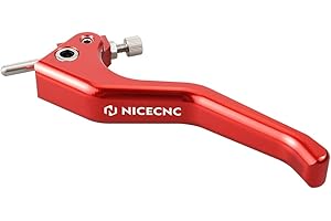 NICECNC Red Shorty Clutch Lever Compatible with Beta 200/250/300 RR 2013-2023 350-500 RR/RR-S 4-Stroke 2012-23 250/300 RR X-Trainer 19-23,GasGas EX/EX F 250/300 MC/MC F 125/250/350/450 2021-23