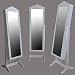 Produktbild SVITA Schmuckschrank LED Standspiegel Make-up Schatulle Spiegelschrank Schminkschrank Schmuck