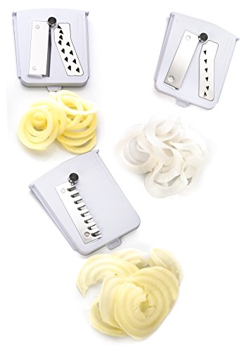 Pack of 3 Premium Blades for Brieftons 5-Blade Spiralizer (BR-5B-02), Brieftons 7-Blade Spiralizer, and Brieftons 10-Blade Spiralizer