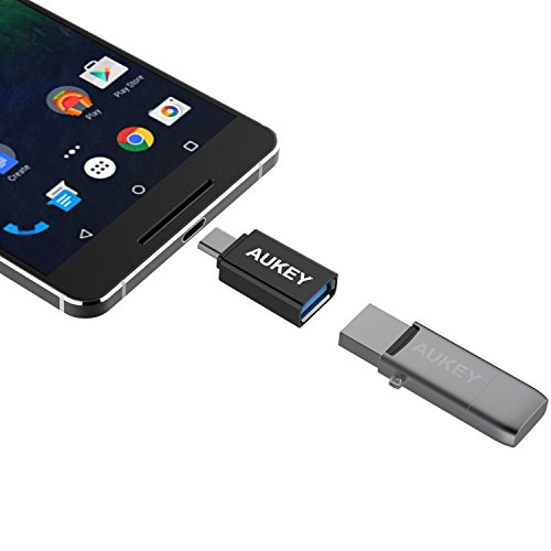 AUKEY USB C Adapter auf USB 3.0 A für Type C Geräte inklusive dem MacBook Pro 2016 , Google Chromebook Pixel , Samsung S8 / S8+ , Nokia N1 Tablet usw. - 2