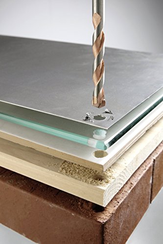 kwb EASY-CUT Allzweckbohrer 048650 (ø 5 mm, Rundschaft, für Stein, Beton, Keramik, Hart- und Weichholz, Kunststoffe und Acryl, Stahl, Glas und Kristall) - 3