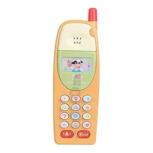 SaleOn Electronic Toy Phone Kid Mobile Phone Cellphone Telephone Educational Learning Toys Music Baby Infant Phone Gift for Kids (Mix-Colors)
