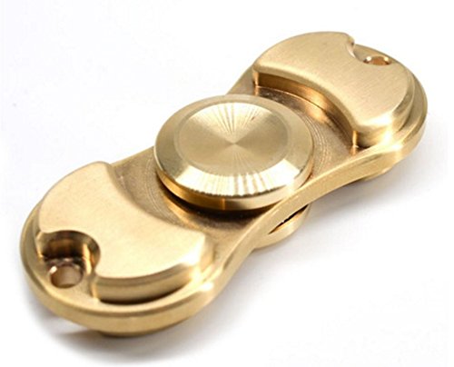 HaoYiShang 100% Copper Fidget Spinner EDC Toy Premium Brass Metal CNC Made -Helps Relieve Stress/ Boredom and Increases Focus for ADHD ADD Autism - Handheld and Table Top Design HaoYiShang 100% Copper Fidget Spinner EDC Toy Premium Brass Metal CNC Made -Helps Relieve Stress/ Boredom and Increases Focus for ADHD ADD Autism - Handheld and Table Top Design