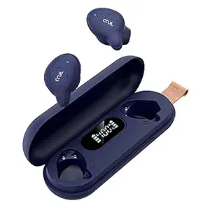 (Renewed) IN-Viraat Coolpad - Appario Cool Bass Truly Wireless Bluetooth In Ear Earbuds with Mic (Blue)