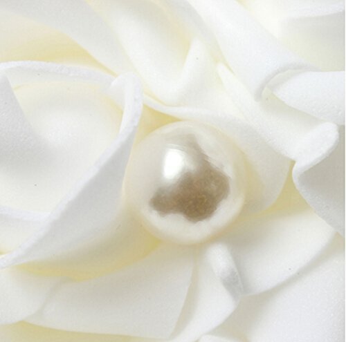 Yosoo Hochzeitsringkissen – 15x13cm - 4