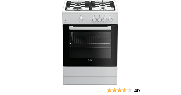 Beko FSG62000DWL Gasherd A Schwarz, Weiß Backofen und Herd – Herd und Herd  (Herd, schwarz, weiß, drehbar, vorne, Gasherd, Butan/Propan) : Amazon.de:  Elektro-Großgeräte