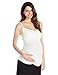 Cake Lingerie Women's Coconut Gelato Nursing Tank Maternity Pyjama Top, White, Size 14 (Manufacturer Size:Large)