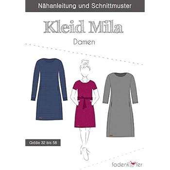 Fadenkäfer Schnittmuster Kleid Isabell - Nähanleitung Damen Größe 32-58