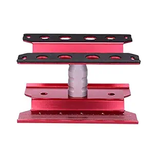 AKD06 Direct RC Model Car Metal Repair Station Assembly Platform for 1/8 1/10 (Red)