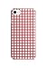 Produktbild Case Cover in Stoff Cotton Optik Look Baumwolle Trend Bekleidung Anzug Pullover Nadlestreifen Handyhülle Hülle Samsung Apple iPhone Edge Loomiloo iPhone 7 Rot / Weiß Schachbrettmuster
