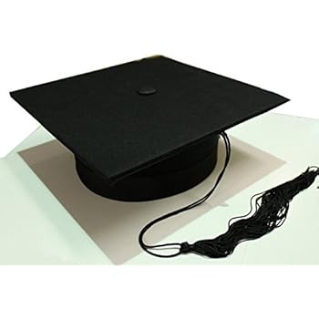 Cappello Di Laurea Lierys - Berretto Universitario Nero, Taglia Unica - Per Cerimonie E Festeggiamenti