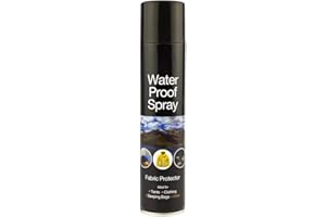 ANGIX Waterproof Spray 300ml for Shoes, Tents, Fabric, Jackets, Camping, Hiking, Clothes, Walking Boots, Trainers, & Coats, Fabric Protector Waterproofing & Cleaning
