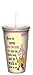 Produktbild Baumfreie Grüße 'Aunty Acid Drive You Crazy doppelwandige Cool Cup mit wiederverwendbarer Strohhalm, Acryl, mehrfarbig, 473 ml