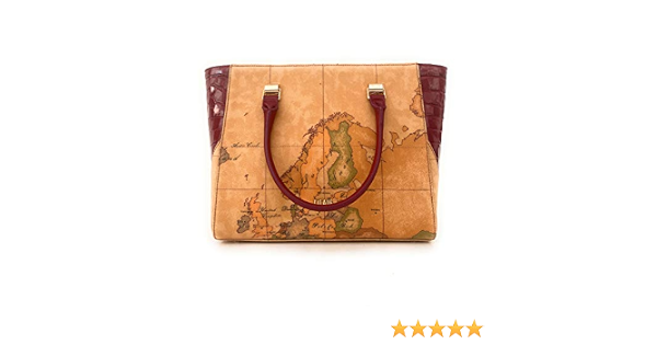 Alviero Martini Prima Classe Borsa a mano in stampa Geo Classic con  tracolla : Amazon.it: Scarpe e borse