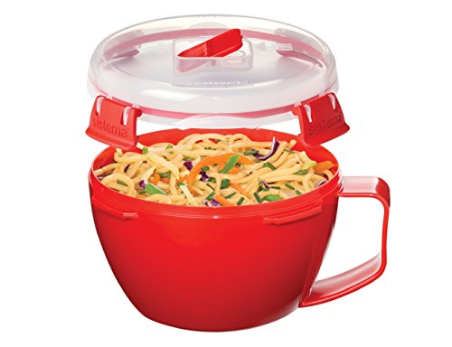 Sistema 1109 Mikrowellen-Nudelkocher 940 ml, rot - 3