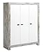 Schardt Wardrobe with 3 Doors Nordic Chic