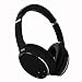 Price comparison product image Noise Cancelling Headphones, Nidio Bluetooth Wireless Over Ear Headset with 20 Hours Playtime, Foldable Earphones with Powerful Bass, Lightweight and Build in Mic and Volume Control for iPhone, Android Phones & Tablets, PC and More (Dual 40 mm Drivers, CVC 6.0 Noise Cancelling) - Black