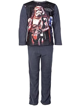 Star Wars Fleece Schlafanzug, dunkelgrau, Gr. 104-140