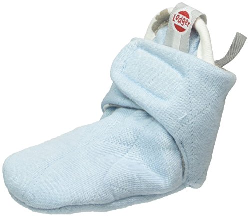 Lodger Cotton Quilt Baby Booties (0 - 3 Months, Silvercreek)