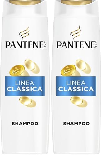 Pantene Pro-V Shampoo Linea Classica 400ml per Capelli Normali e Misti. Deterge Delicatamente e Protegge i Legami del Capello. Uso Quotidiano. Senza Olio Minerale e Coloranti. Active Nutri-Plex
